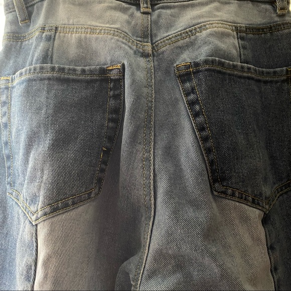 Pacsun Two Panel High Waisted Straight Leg Jeans - Picture 6 of 10